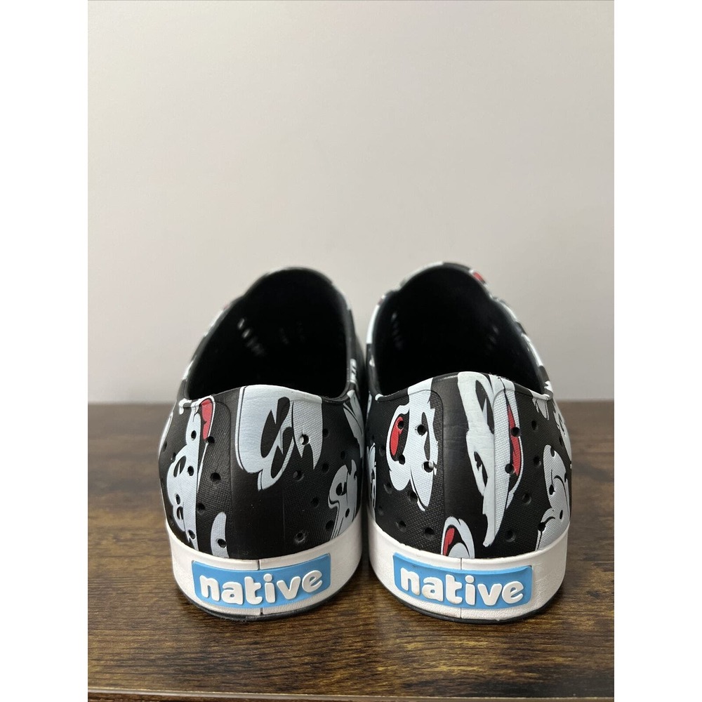 DISNEY Native Jefferson Mickey Mouse Shoes Mens 11 Black Slip On Clogs Slides - Picture 4 of 8